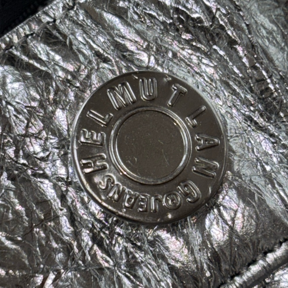 Helmut Lang Silver Leather Pants ✨ BNWT 🚀 Size 6 - Picture 12 of 12